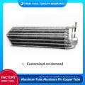 Aluminium tube condenser and Fin evaporator